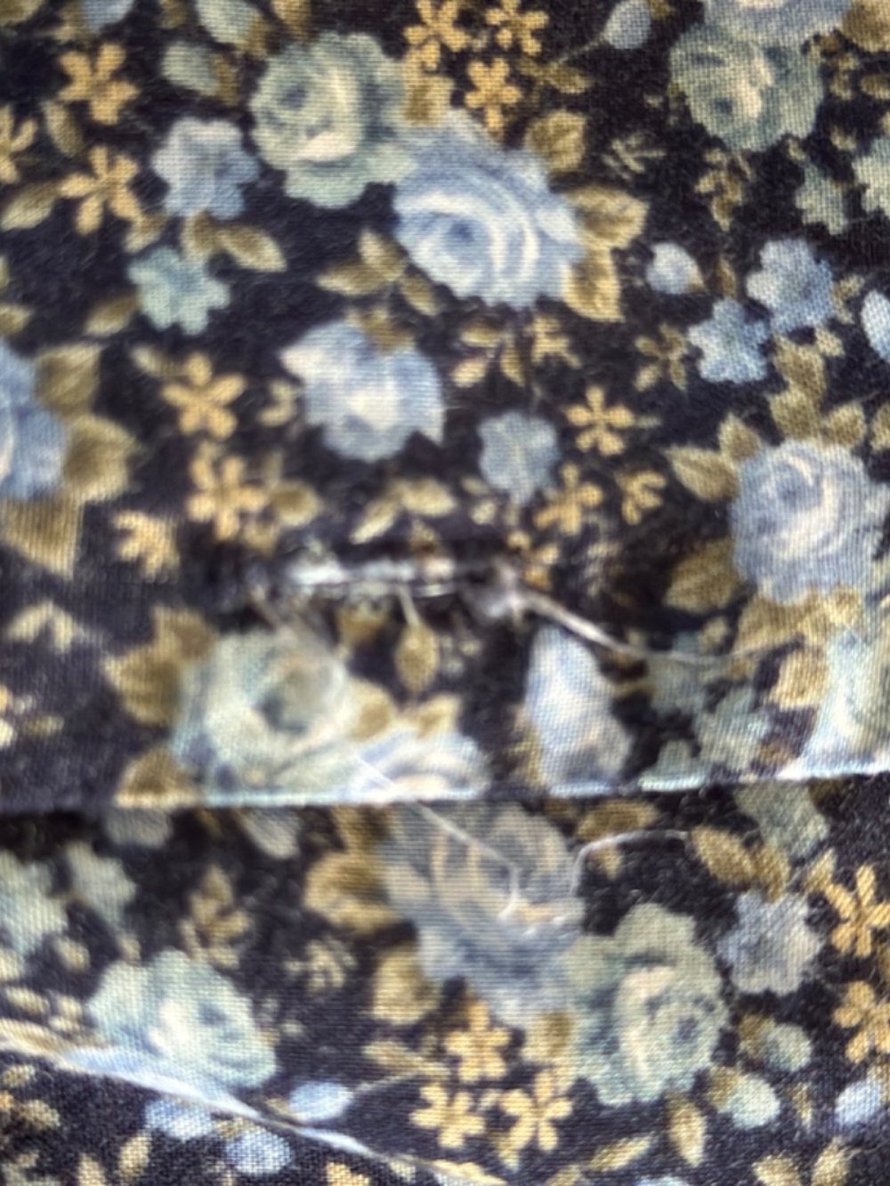 Vintage Ms.Choice California Blue Floral Romper Size 6 - Picture 8 of 8